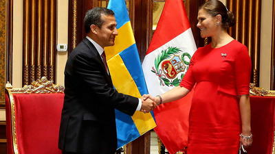 Schwangere Victoria von Schweden reist nach Peru