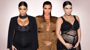 Schwanger & stylisch: Der Look von Kim Kardashian