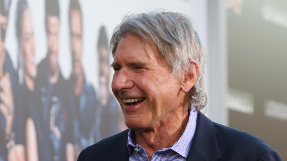 Mit dem Helikopter: Harrison Ford "crasht" eine Hochzeit