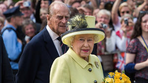 Queen Elizabeth II. und Prinz Philip feiern 68. Hochzeitstag