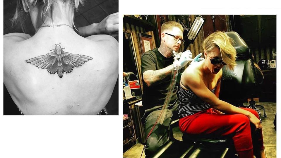 Kaley Cuoco: Eine Motte ersetzt das Hochzeits-Tattoo