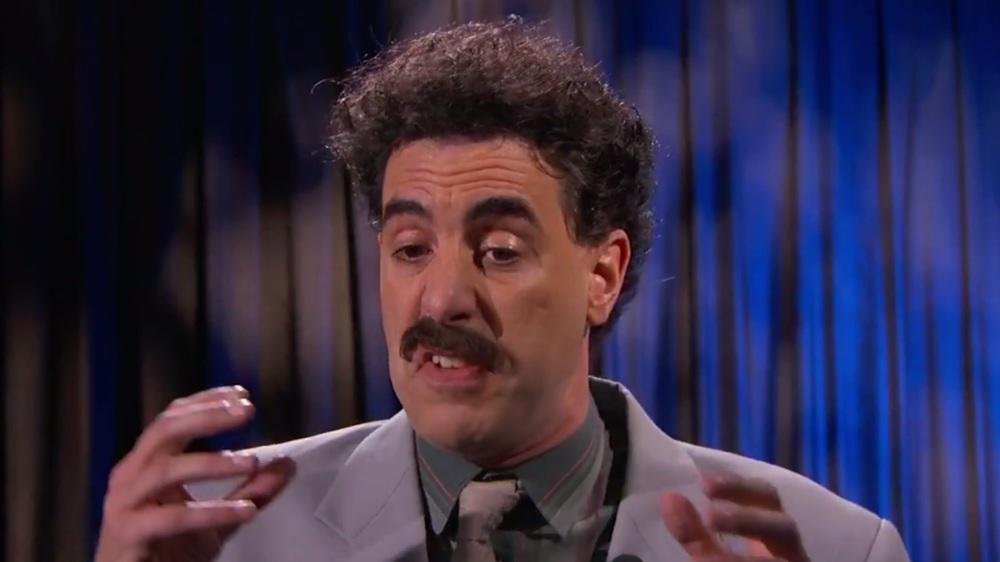 "Parodie eines Rassisten": Borat veralbert Trump