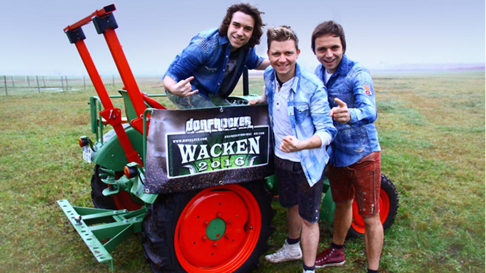 Dorfrocker: Die Partyband rockt 2016 in Wacken