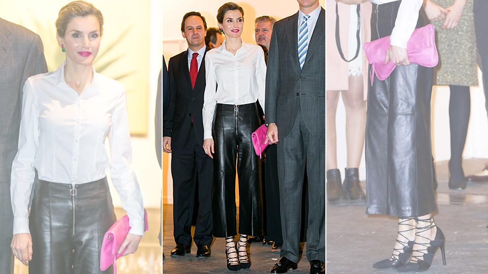 Königin Letizia sorgt mit ihrer Lederhose für Getuschel