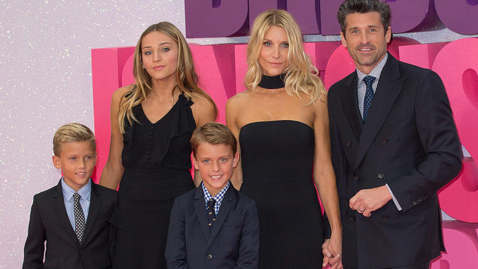 'Bridget Jones's Baby' World premiere held at the Odeon Leicester Square - ArrivalsFeaturing: Jillian Fink, Patrick Dempsey and FamilyWhere: London, United KingdomWhen: 05 Sep 2016Credit: Mario Mitsis/WENN.com