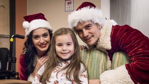 Katy Perry & Orlando Bloom als Santa und Mrs. Claus