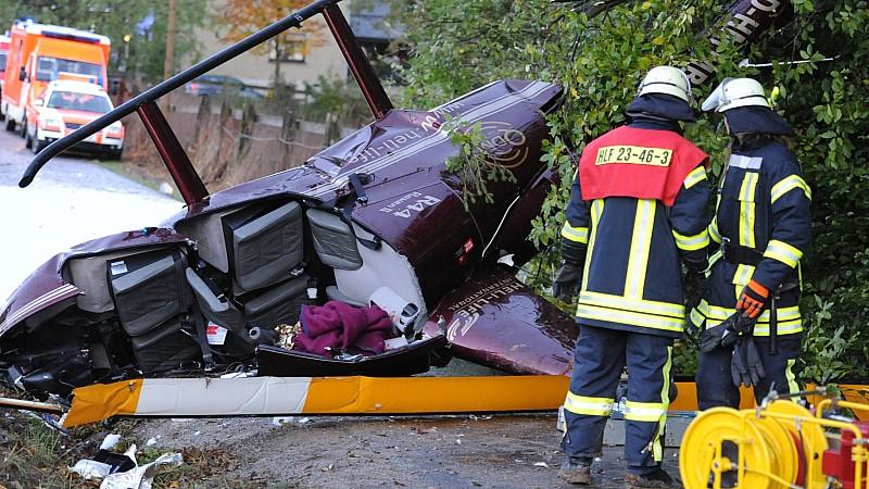 Am 24. Oktober 2010 stürzte Anna-Maria mit diesem Hubschrauber ab.