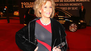 Jane Fonda versprüht Hollywood-Glamour