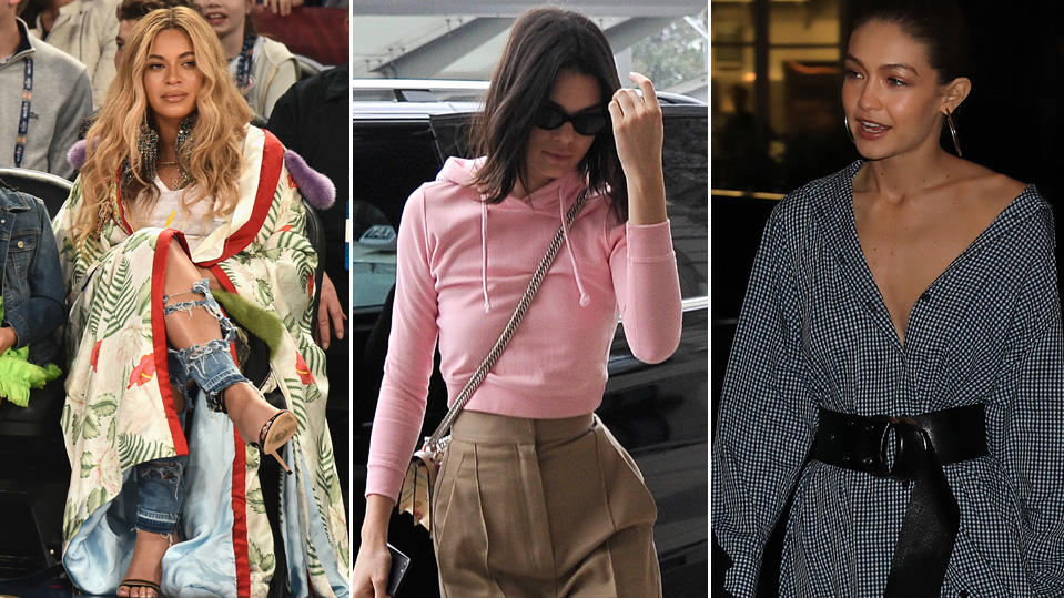 Beyoncé, Kendall Jenner und Gigi Hadid zeigen die Frühlings-Trends