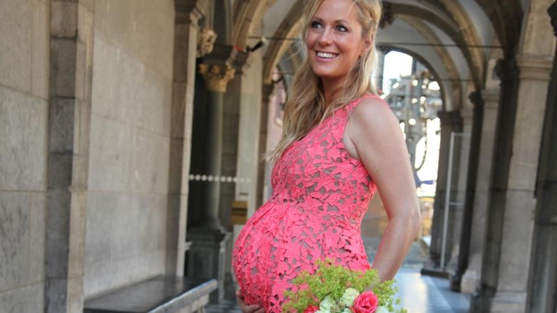 Hochschwanger sagte Angela Finger-Erben im Sommer 2016 in Köln 'Ja'