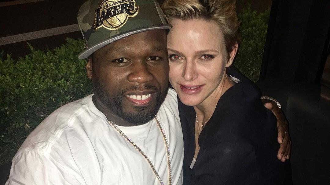 Ungewöhnliches Duo Charlène von Monaco kuschelt mit Rapper 50 Cent