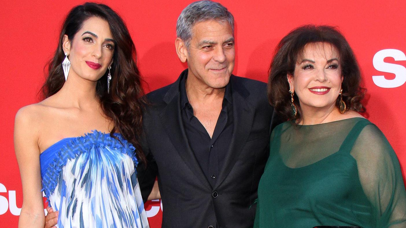 George Clooney bringt Amal und Schwiegermama mit zur Filmpremiere von