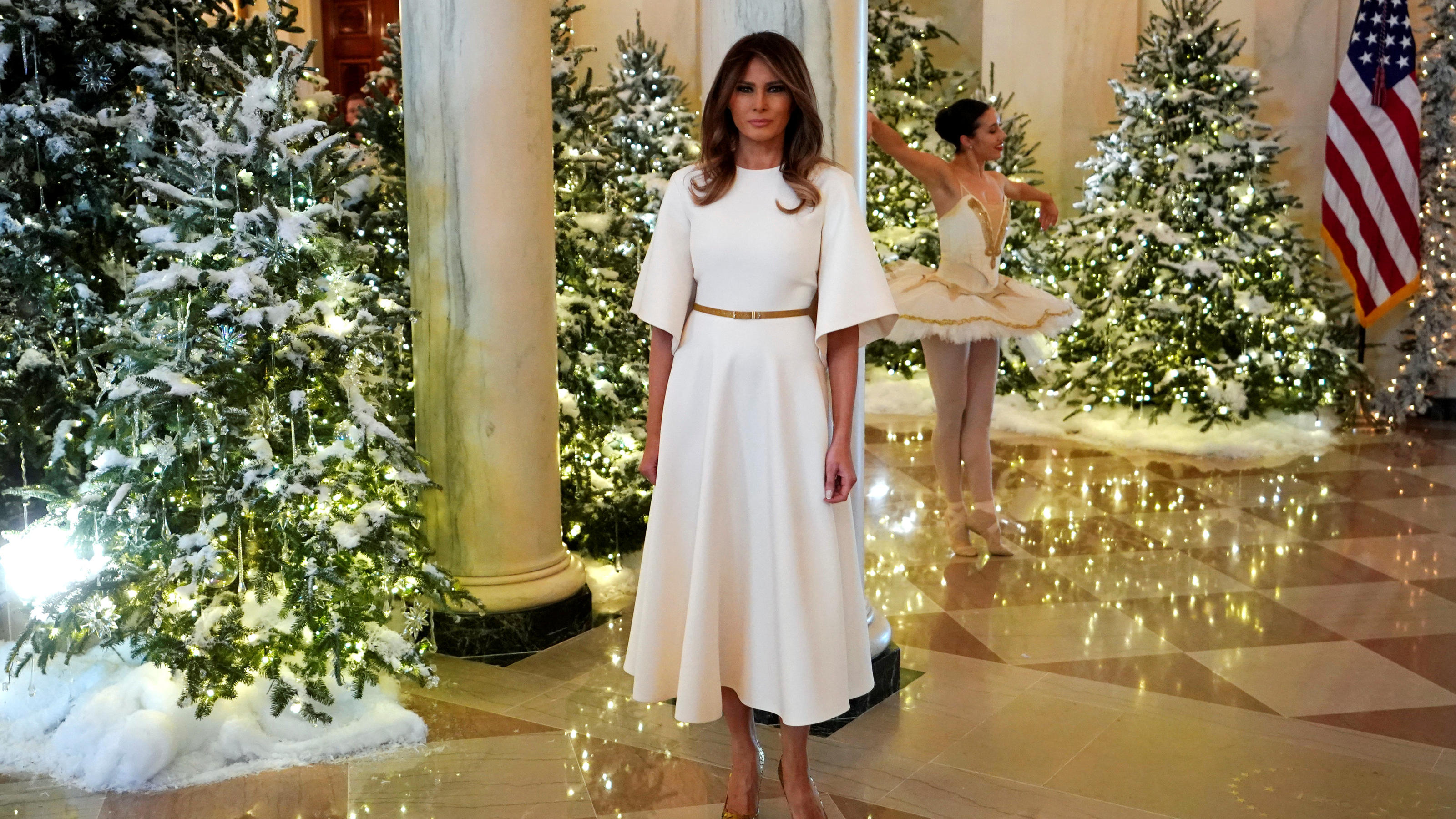 Melania Trump zeigt So pompös sieht das Weiße Haus zu Weihnachten aus