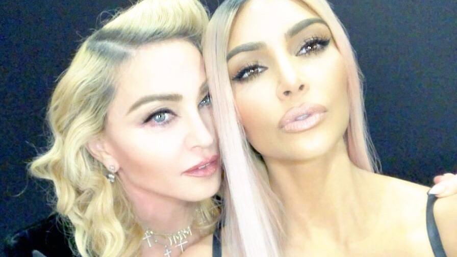 Kim Kardashian und Madonna machen gemeinsame Sache
