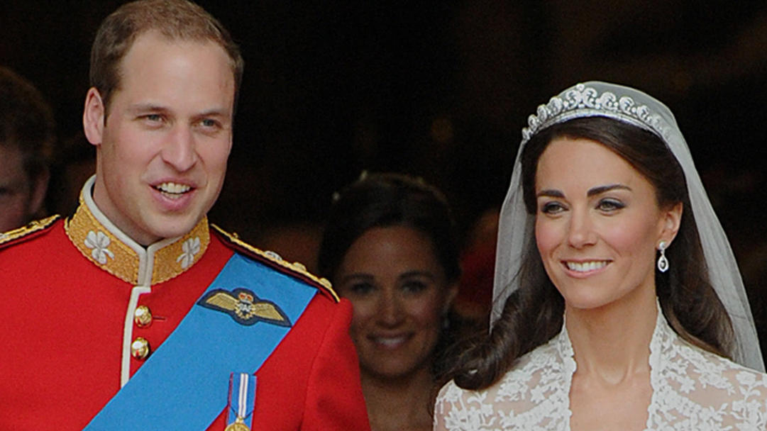 Prinz William und Herzogin Kate bei ihrer Hochzeit im Jahr 2011