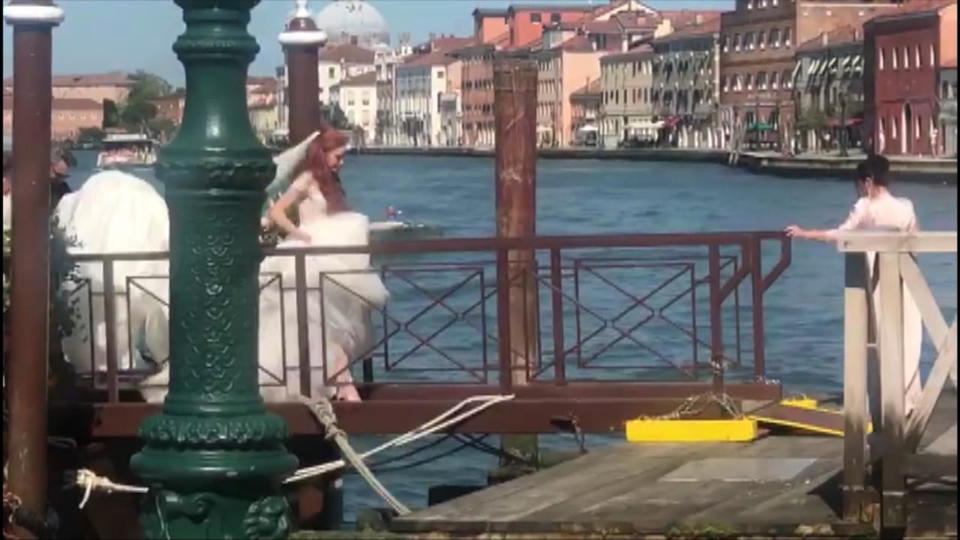 Barbara Meier heiratet in Venedig