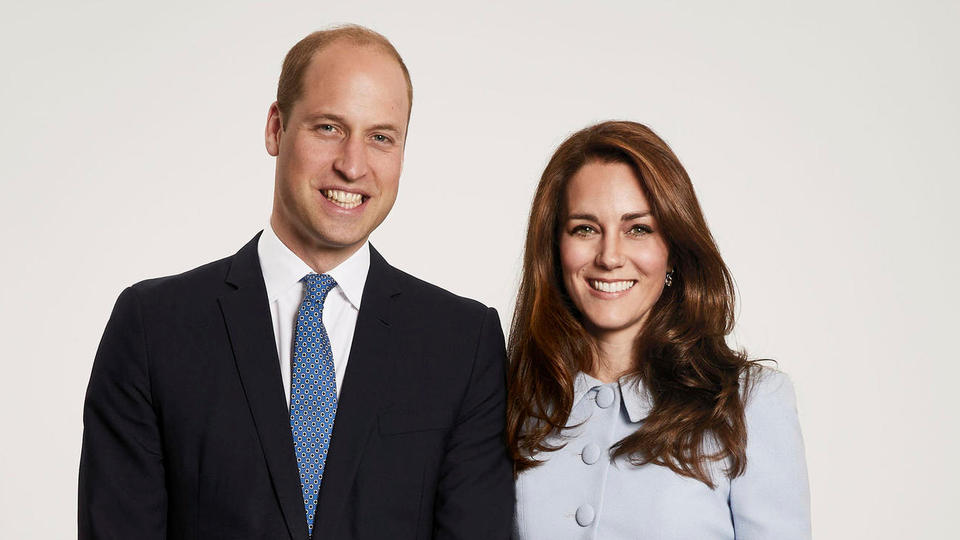 Prinz William und Herzogin Kate stehen an der Spitze