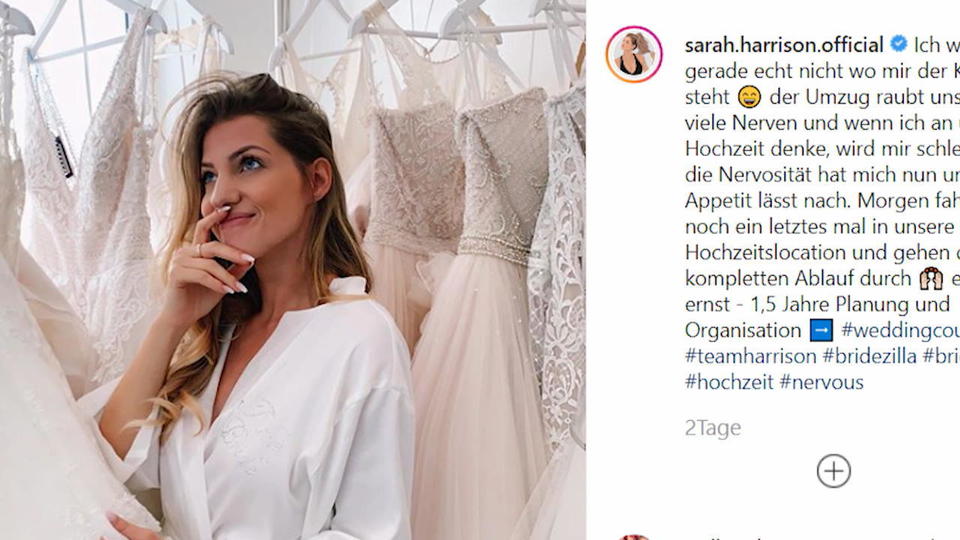 Sara Harrison wird alles zu viel