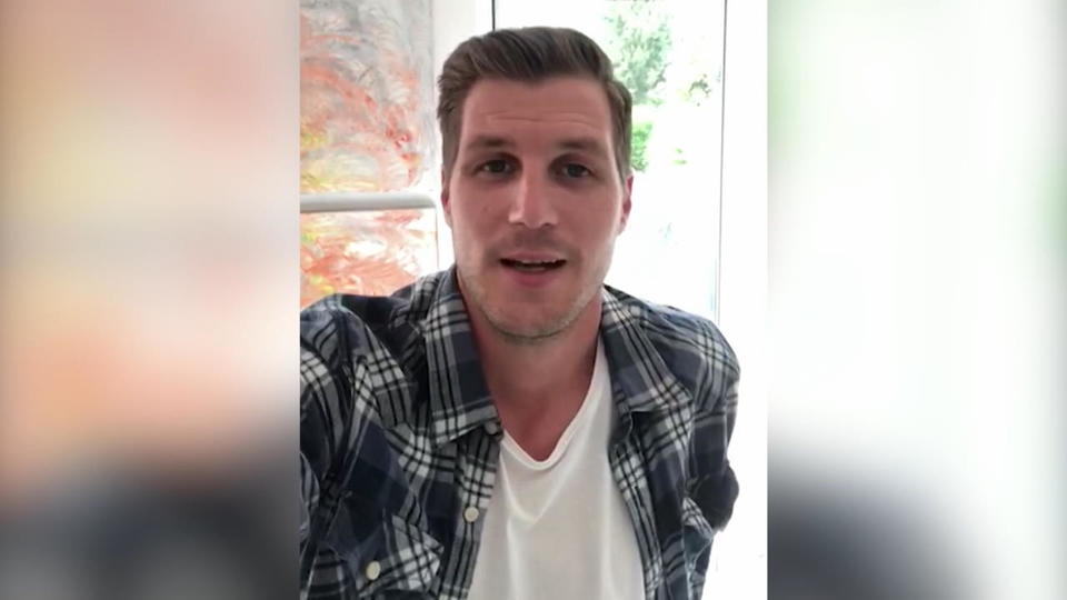 Ania Niediecks Mann Chris Hecker freut sich riesig