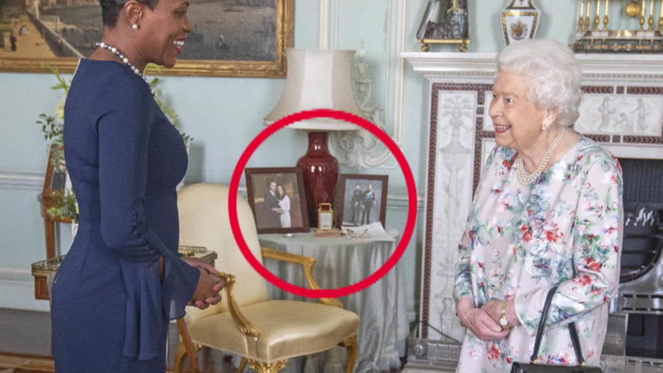 Queen Elizabeth II entfernt Meghan und Harry von ihrem Tisch