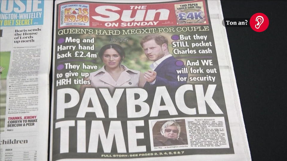 Britische Schlagzeilen zum Megxit-Deal