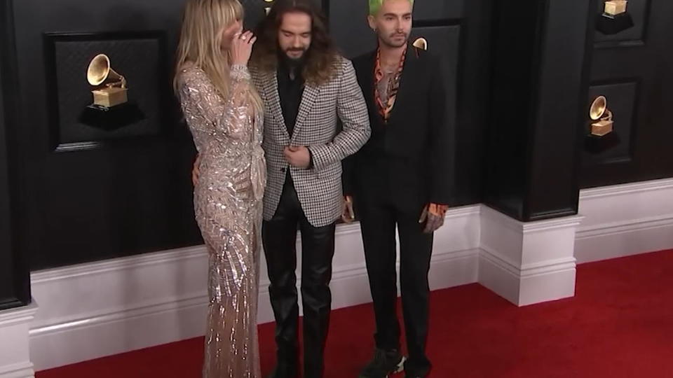 Zeigt sich bei diesem Auftritt ein Babybauch bei Heidi Klum?