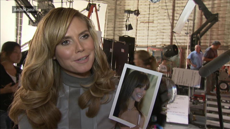 Heidi Klums Haare im Wandel der Zeit