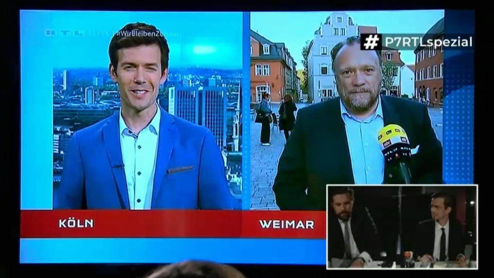 RTL-Moderator Maik Meuser spricht