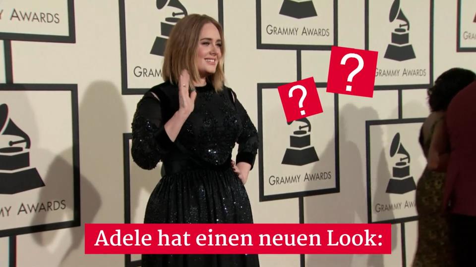 Adele zeigt sich mit neuer Frisur
