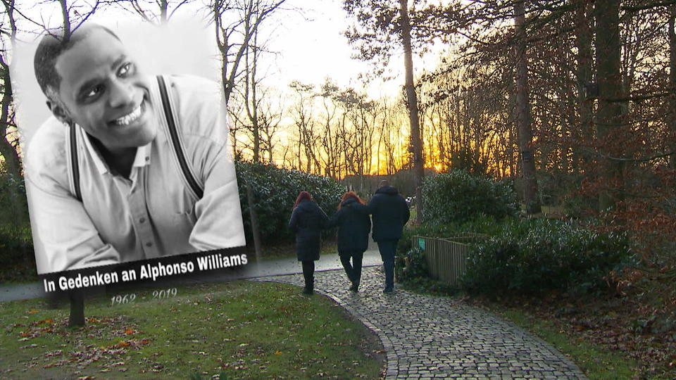 So überraschten Fans Alphonso Williams' Familie am Grab