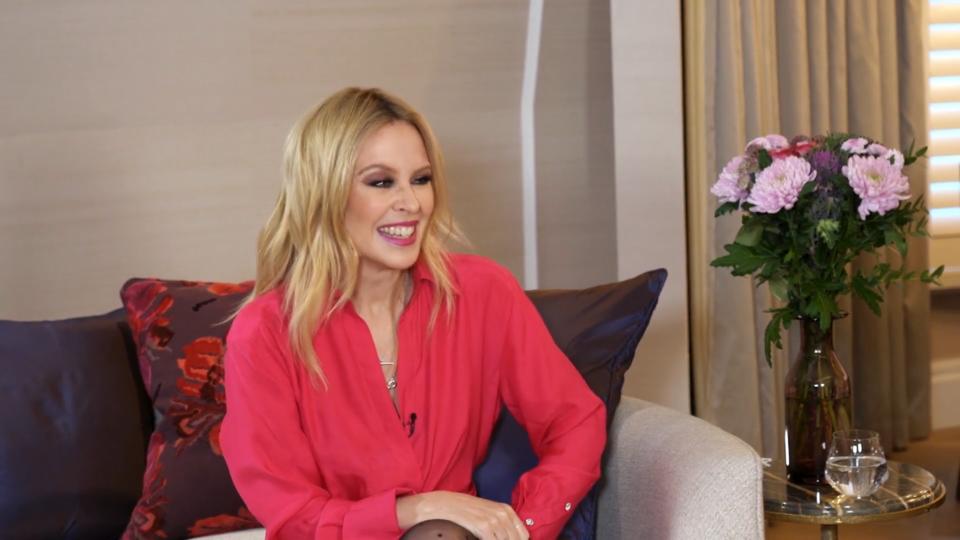 Unser Reporter bringt Kylie Minogue zum Tanzen
