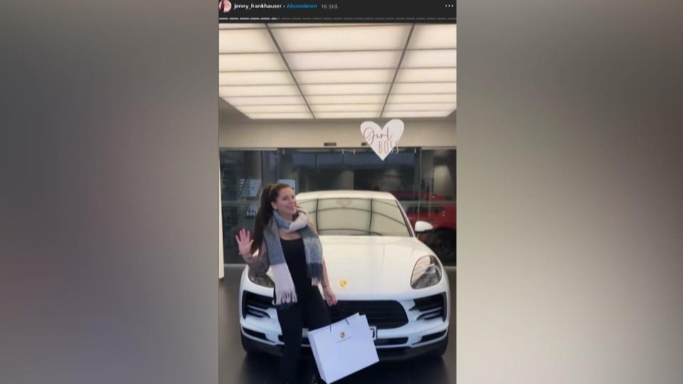 Jenny Frankhauser zeigt Fans ihren neuen Wagen
