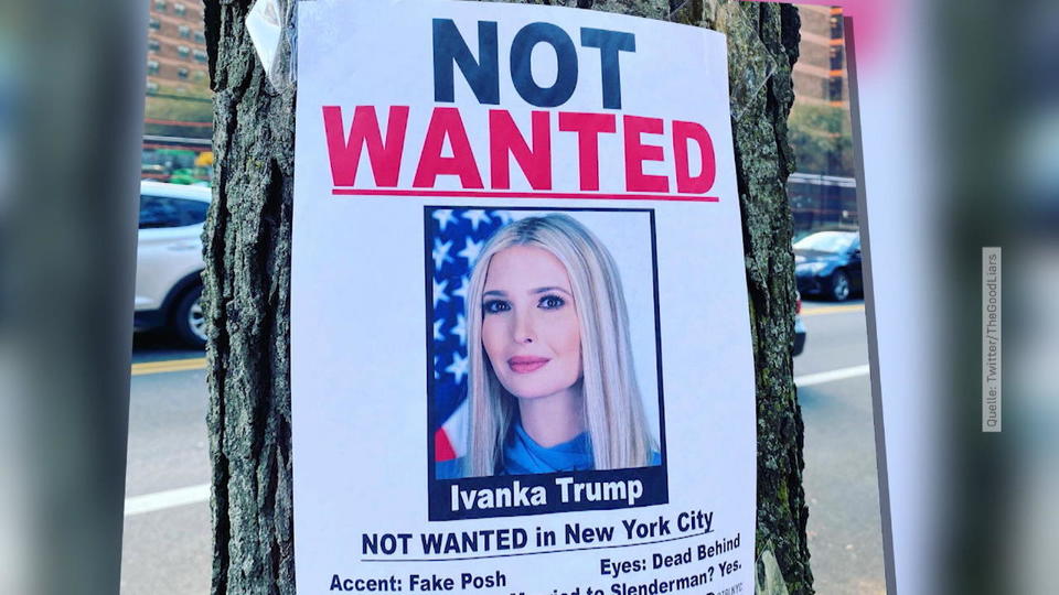 Ivanka Trump ist „Not Wanted“