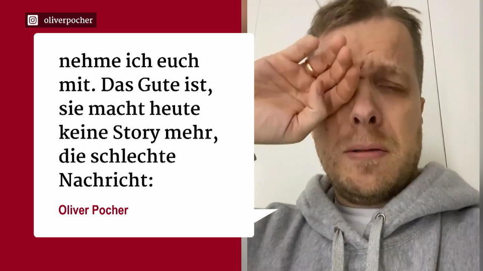 Oliver Pocher macht sich über Gerdas Heul-Attacke lustig