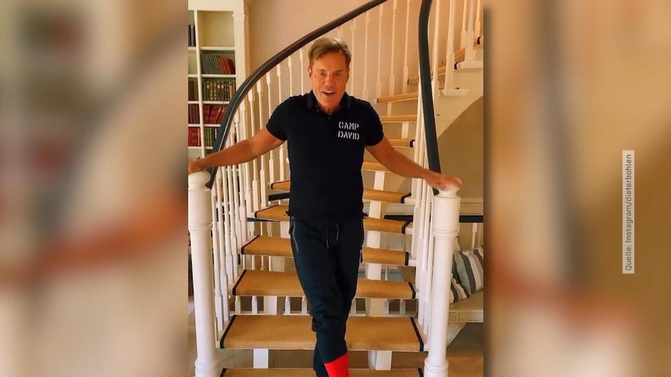 Dieter Bohlen hat sich beim Rodeln verletzt