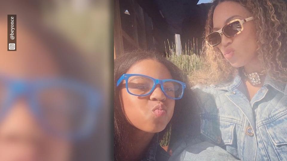 Beyonce macht Familientag mit den Kindern
