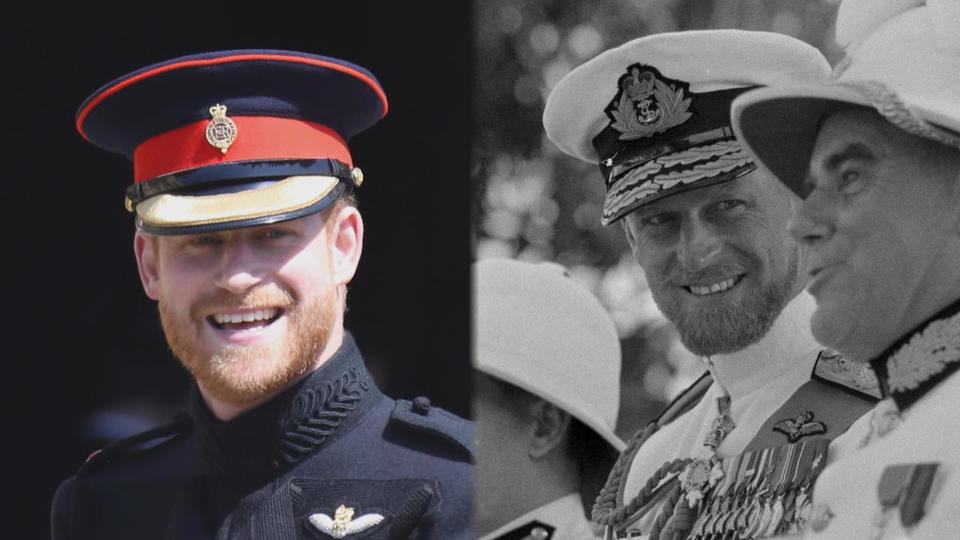Prinz Harry sieht genauso aus wie Opa Philip