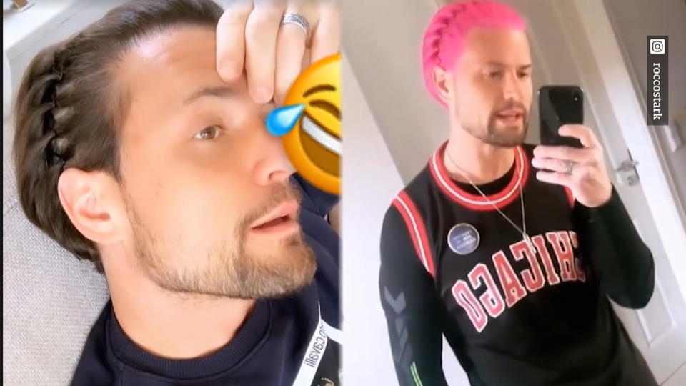 Warum Rocco Stark nun pinke Haare hat