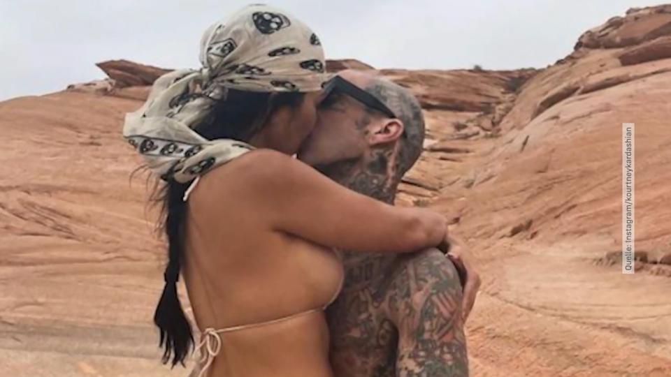 Kourtney Kardashian: Sexy Wüstentrip mit Lover Travis Barker