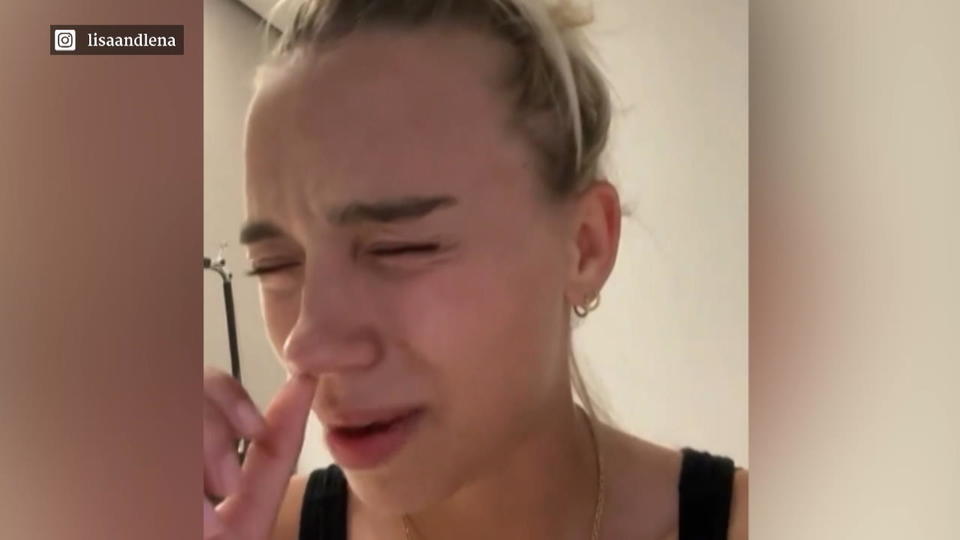 Lisa und Lena nehmen Abschied