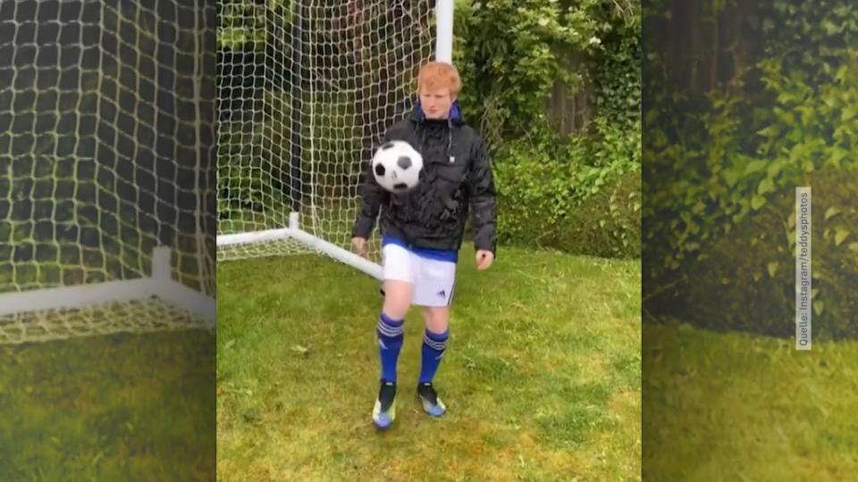 Ed Sheeran zeigt seine Fußball-Künste