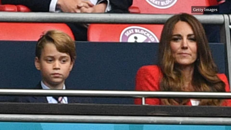 Royaler Besuch bei EM-Spiel