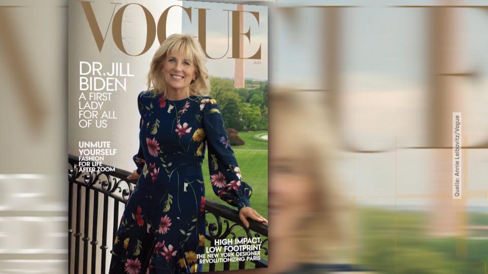 First Lady Jill Biden auf dem "Vogue"-Cover