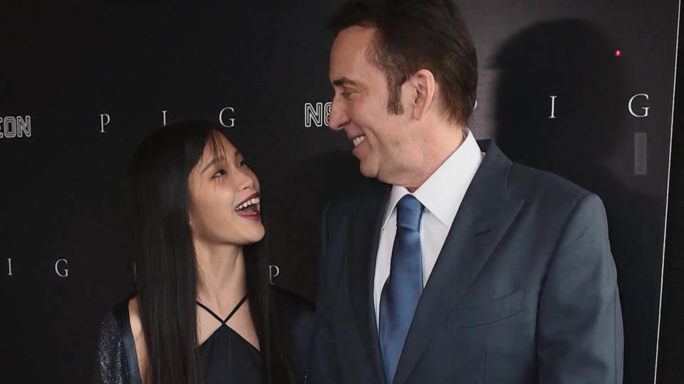 Nicolas Cage und 5. Ehefrau feiern Red-Carpet-Premiere