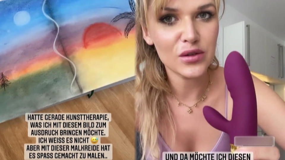 Sara Kulka macht Sextoy-Werbung in Psychiatrie