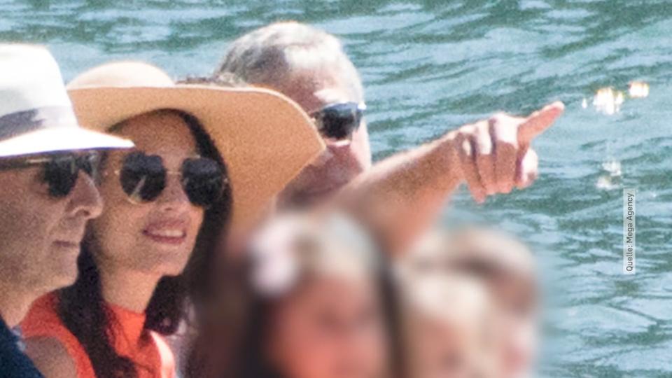 Familie Clooney macht Urlaub