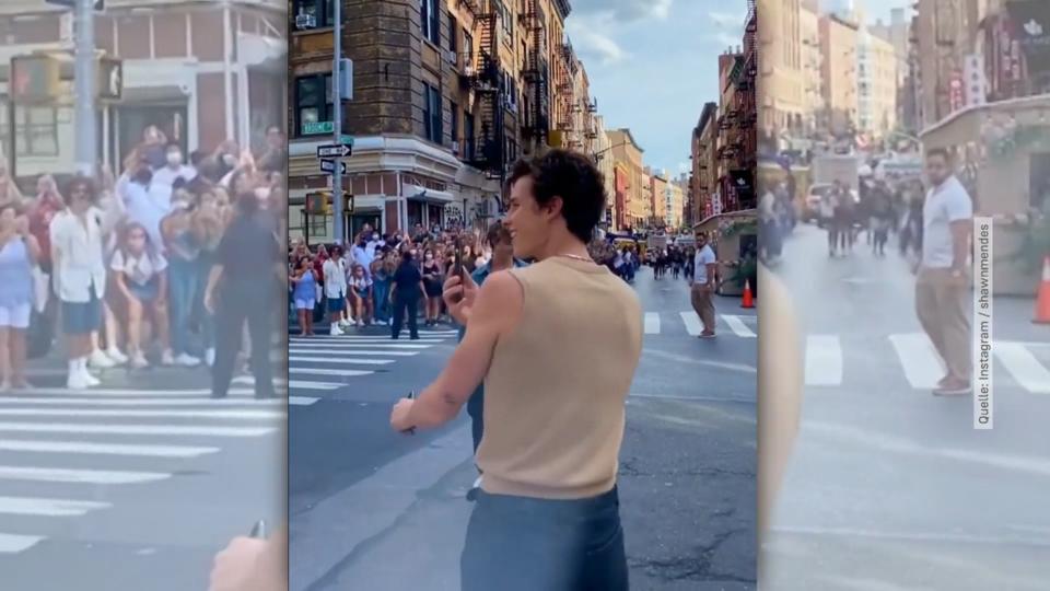 Shawn Mendes sorgt für Fanansturm in New York