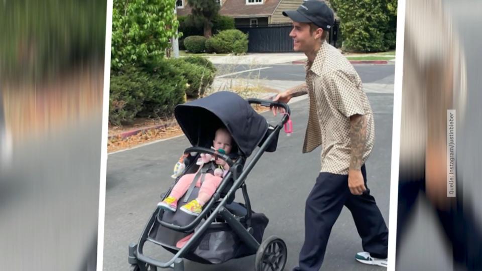 Justin Bieber spielt Babysitter für seine Nichte