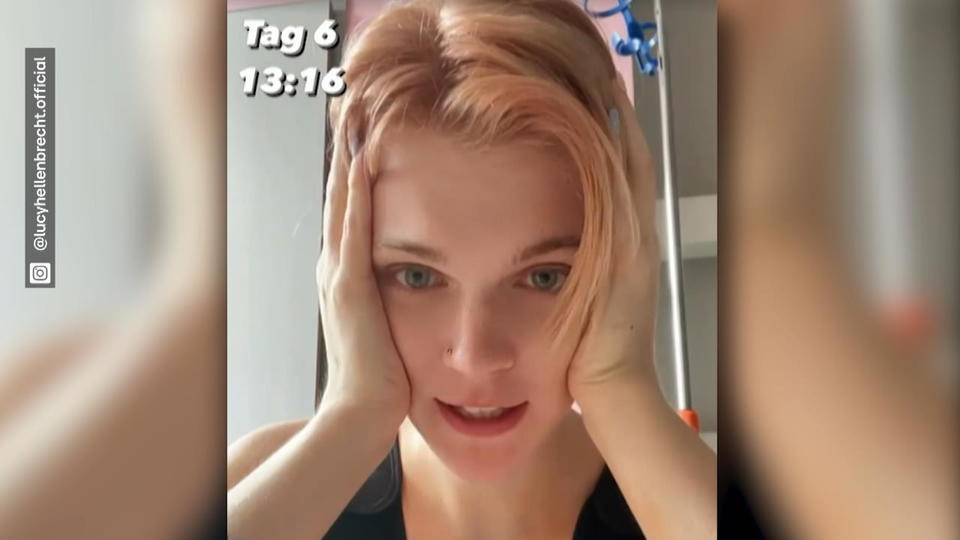 Gntm Star Lucy Hellenbrecht Als Sie Ihre Brüste Nach Der Beauty Op Sieht Wird Ihr Schlecht 