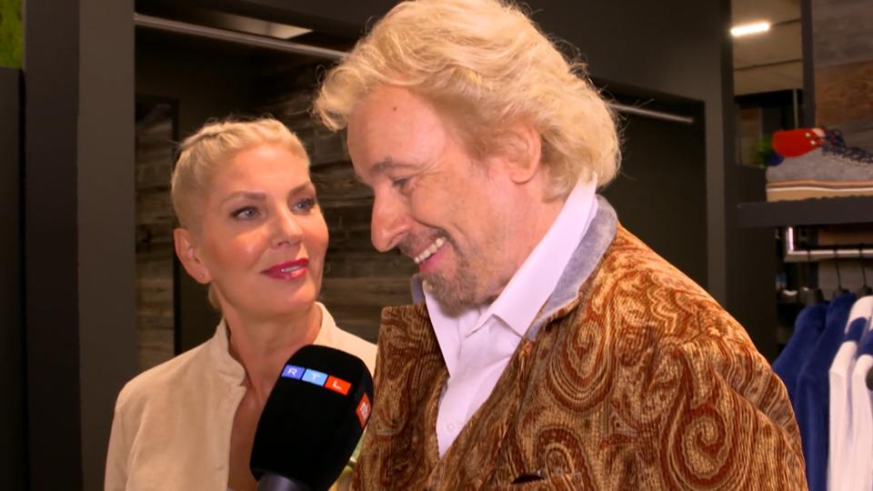 Thomas Gottschalk im Fashion-Check mit Karina Mroß